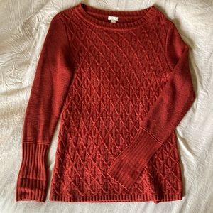 Rust Orange J. Crew Sweater